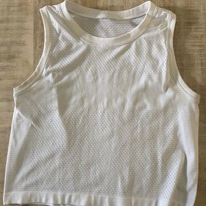 Lululemon tank top crop white